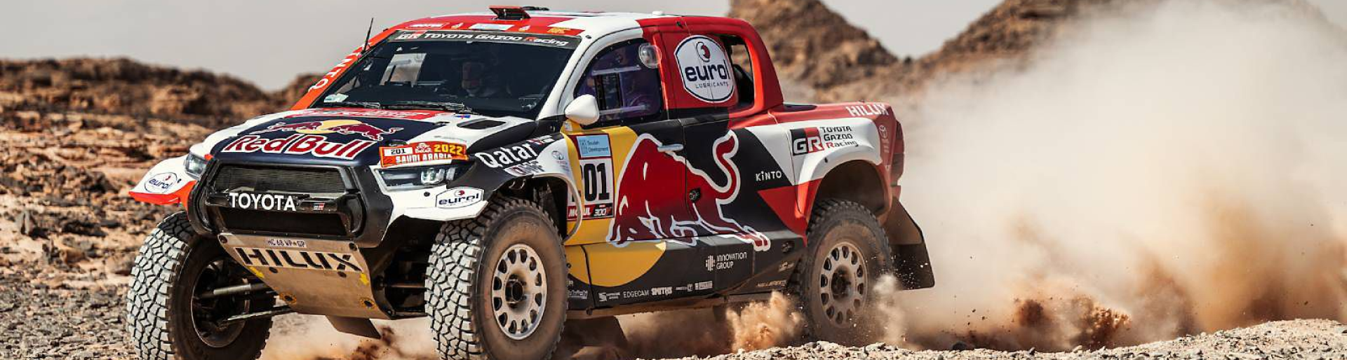 Изображение на странице НАССЕР АЛЬ-АТТИЯ ЗА РУЛЕМ TOYOTA HILUX СТАЛ ПОБЕДИТЕЛЕМ РАЛЛИ-РЕЙДА «ДАКАР-2022» Тойота Центр Киров